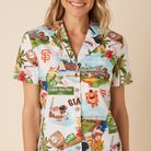 Reyn Spooner WOMEN'S SAN FRANCISCO GIANTS SCENIC CAMP SHIRT in SCENIC