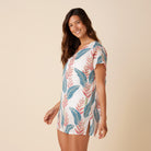 Reyn Spooner HELICONIA V-NECK COVERUP in WHITE