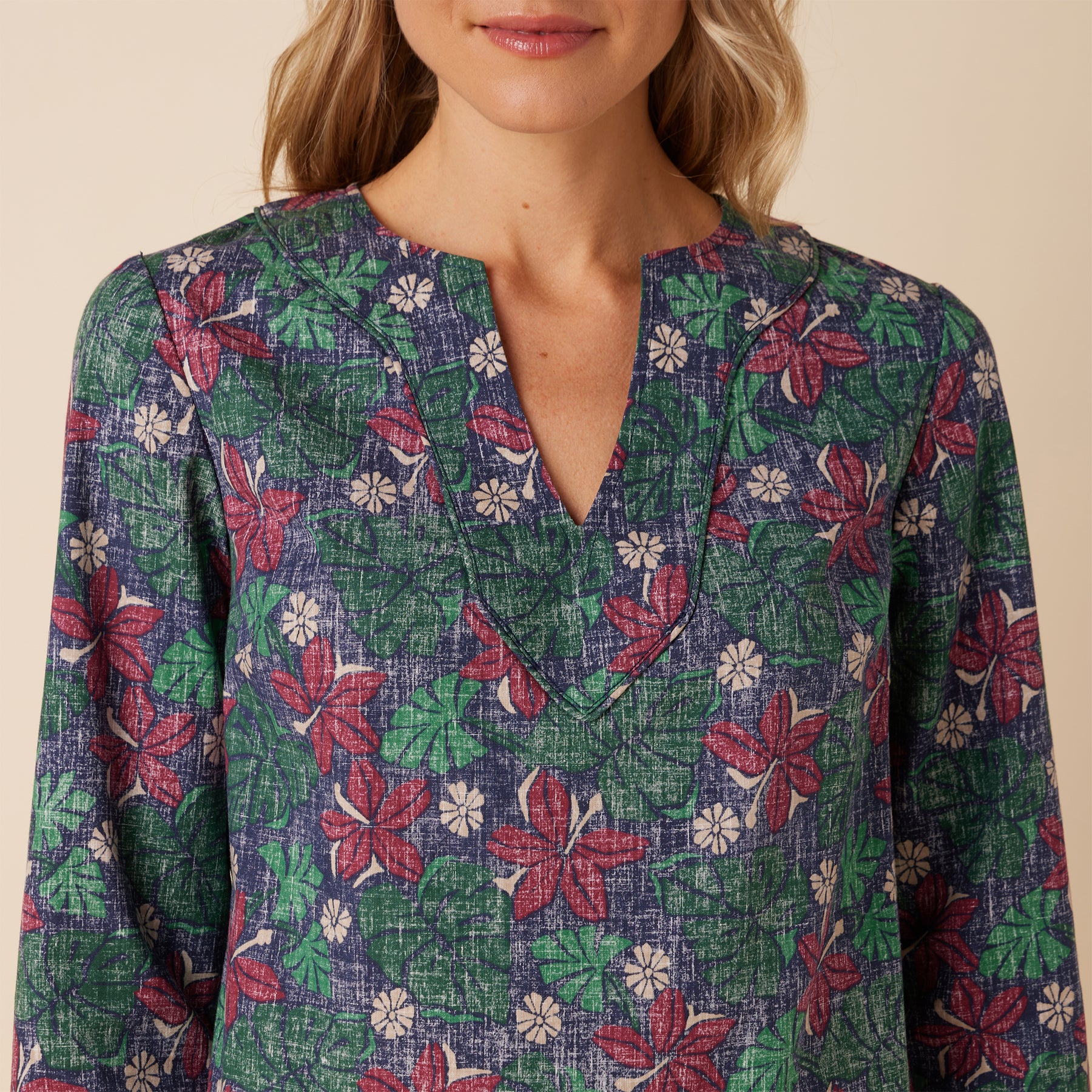 Reyn Spooner PAHALA TUNIC in NAVY