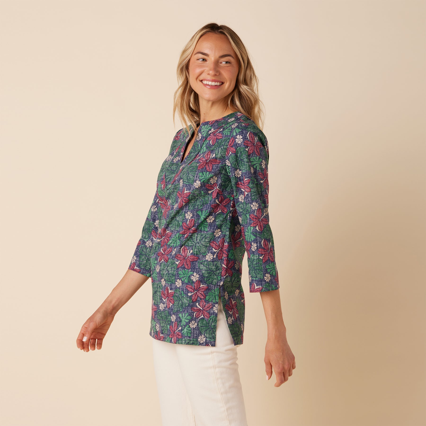 Reyn Spooner PAHALA TUNIC in NAVY