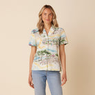 Reyn Spooner HONOLULU MARATHON CAMP SHIRT in OFF WHITE