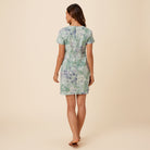 Reyn Spooner STARGAZER BAND NECK DRESS in SEAFOAM