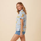 Reyn Spooner THE SIMPSONS™ COWABUNGA! ABBY TOP in CHAMBRAY