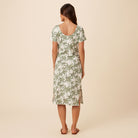 Reyn Spooner DREAMY PALMS AVERY DRESS in WHITE