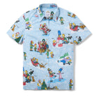 Reyn Spooner SIMPSONS GREETINGS ABBY TOP in LIGHT BLUE