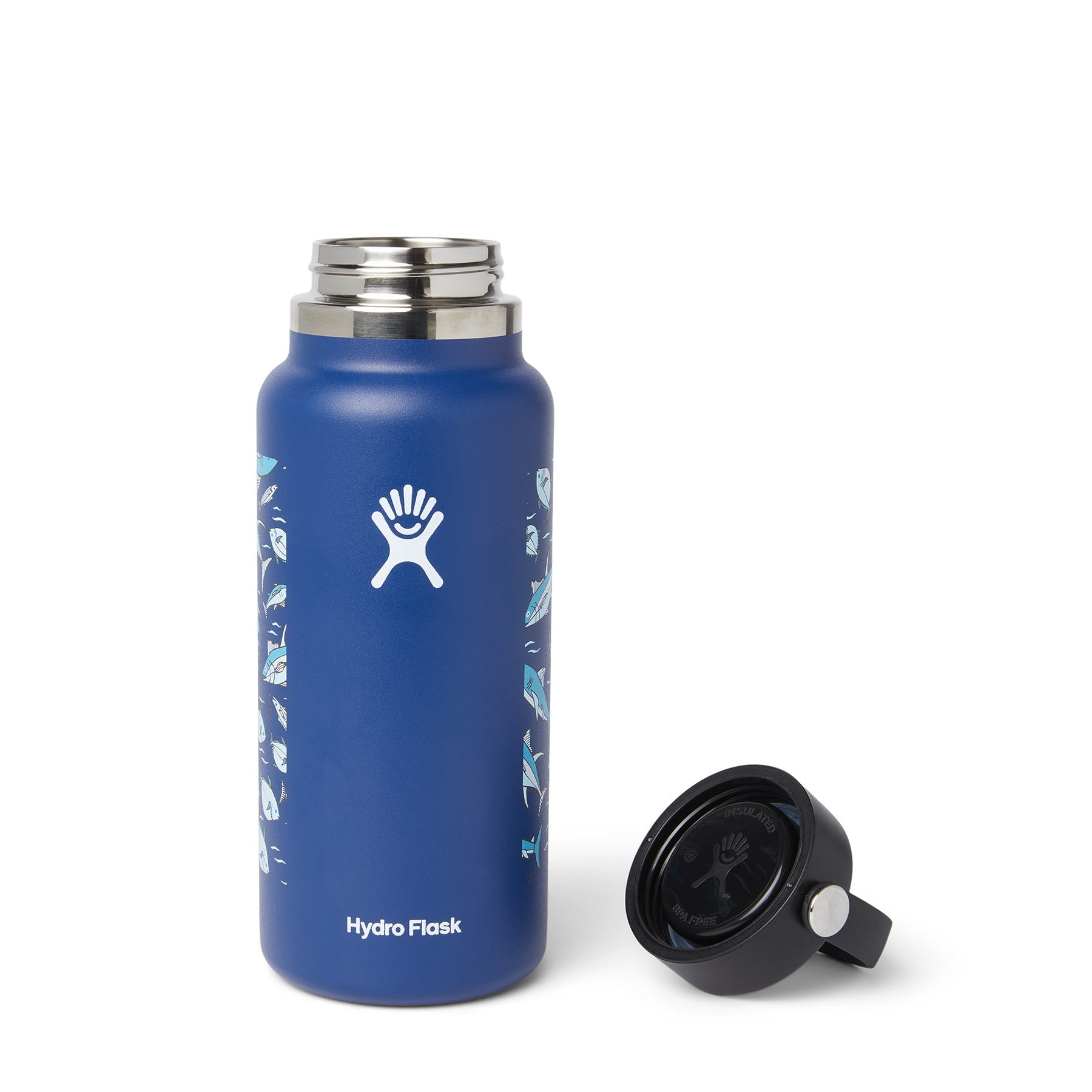 Reyn Spooner I'A WIKIWIKI HYDRO FLASK 32 OZ. in COBALT