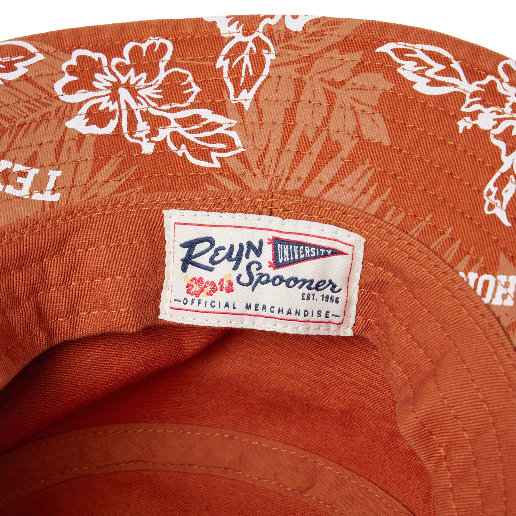 Reyn Spooner UNIVERSITY OF TEXAS BUCKET HAT in BURNT ORANGE