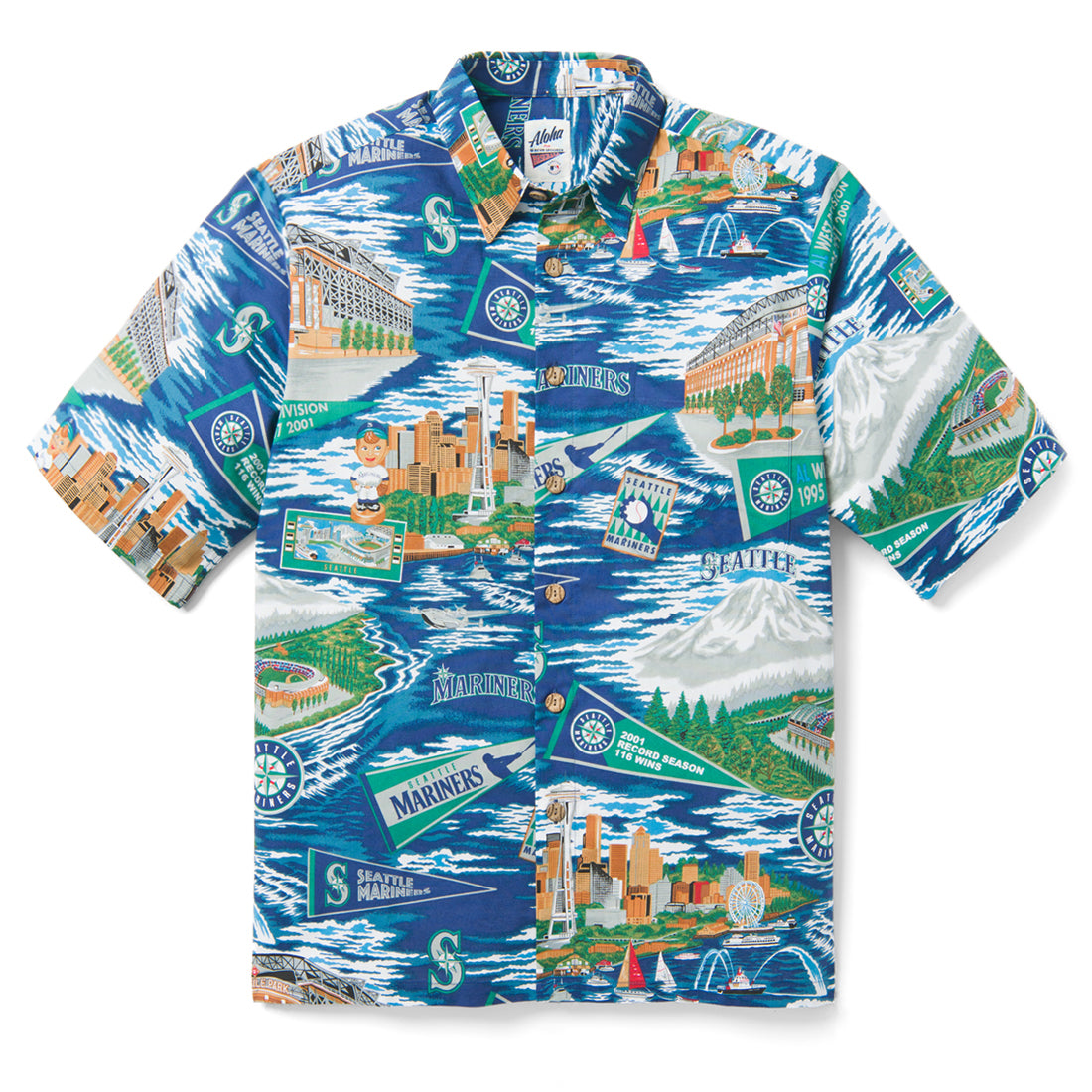 Seattle Mariners Reyn Spooner Hawaiian Shirts, Mariners Reyn Spooner Shirt,  Reyn Spooner Merchandise
