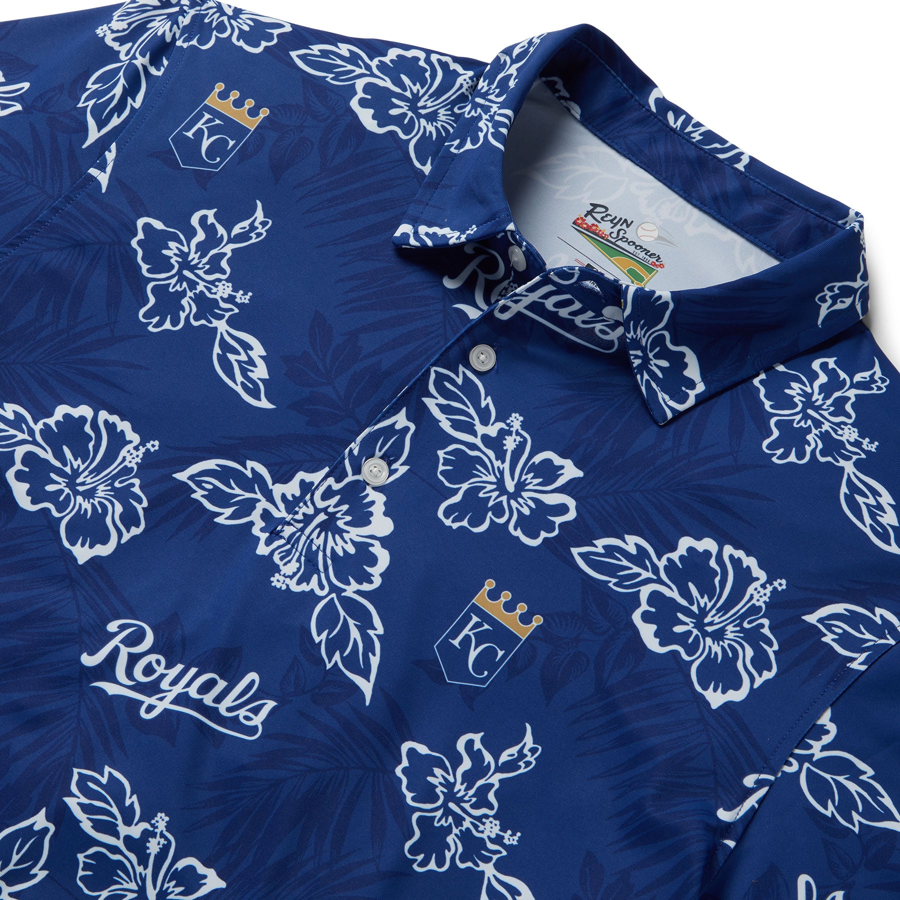 Reyn Spooner KANSAS CITY ROYALS PUA PERFORMANCE POLO in NAVY