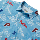 Reyn Spooner PHILADELPHIA PHILLIES PUA PERFORMANCE POLO in LIGHT BLUE