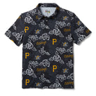 Reyn Spooner PITTSBURGH PIRATES PUA PERFORMANCE POLO in BLACK