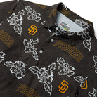 Reyn Spooner SAN DIEGO PADRES PUA PERFORMANCE POLO in BROWN