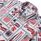 Reyn Spooner ATLANTA BRAVES AMERICANA in WHITE