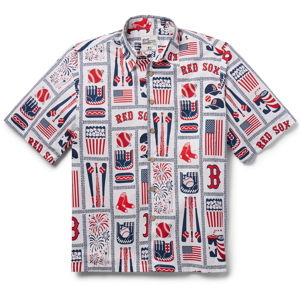 Boston Red Sox Reyn Spooner scenic Button-Down Shirt - Red