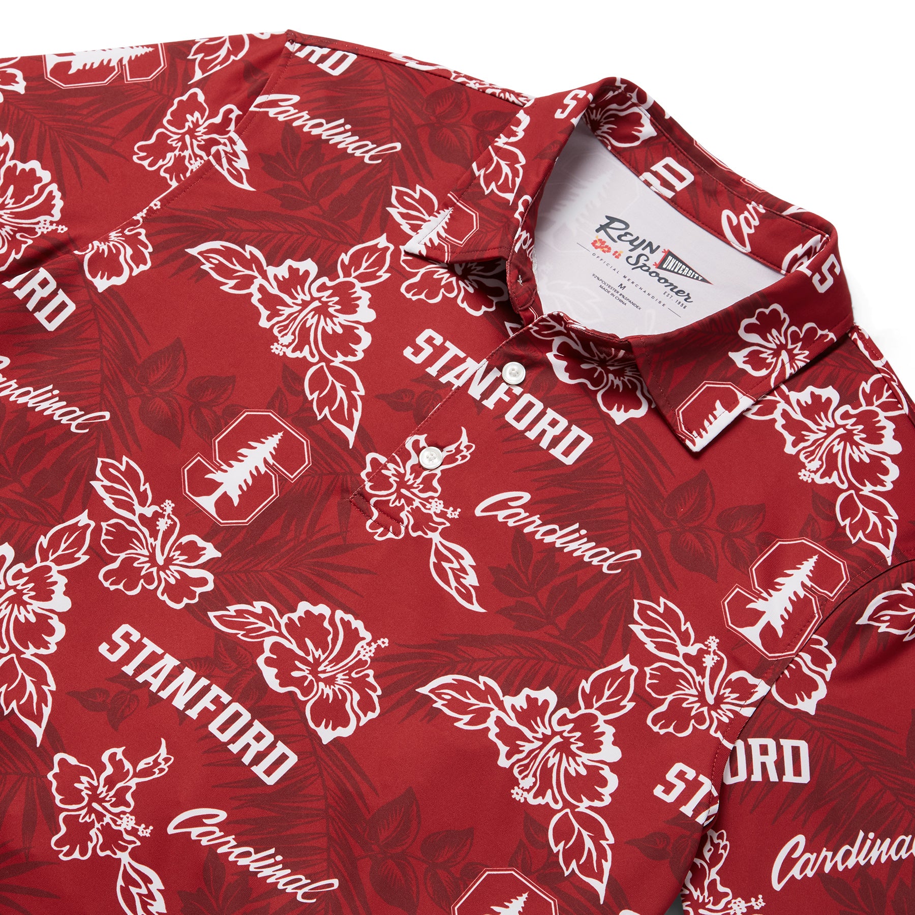 Reyn Spooner STANFORD UNIVERSITY POLO in CARDINAL RED