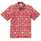 Reyn Spooner STANFORD UNIVERSITY BUTTON FRONT in CARDINAL RED