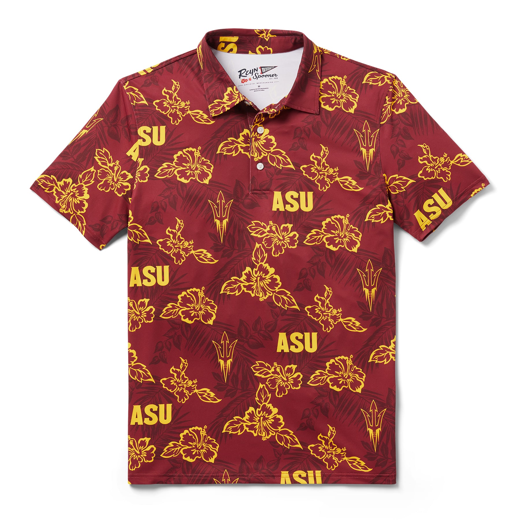 Reyn Spooner ARIZONA STATE UNIVERSITY POLO in MAROON