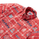 Reyn Spooner UNIVERSITY OF ARIZONA BUTTON FRONT in RED