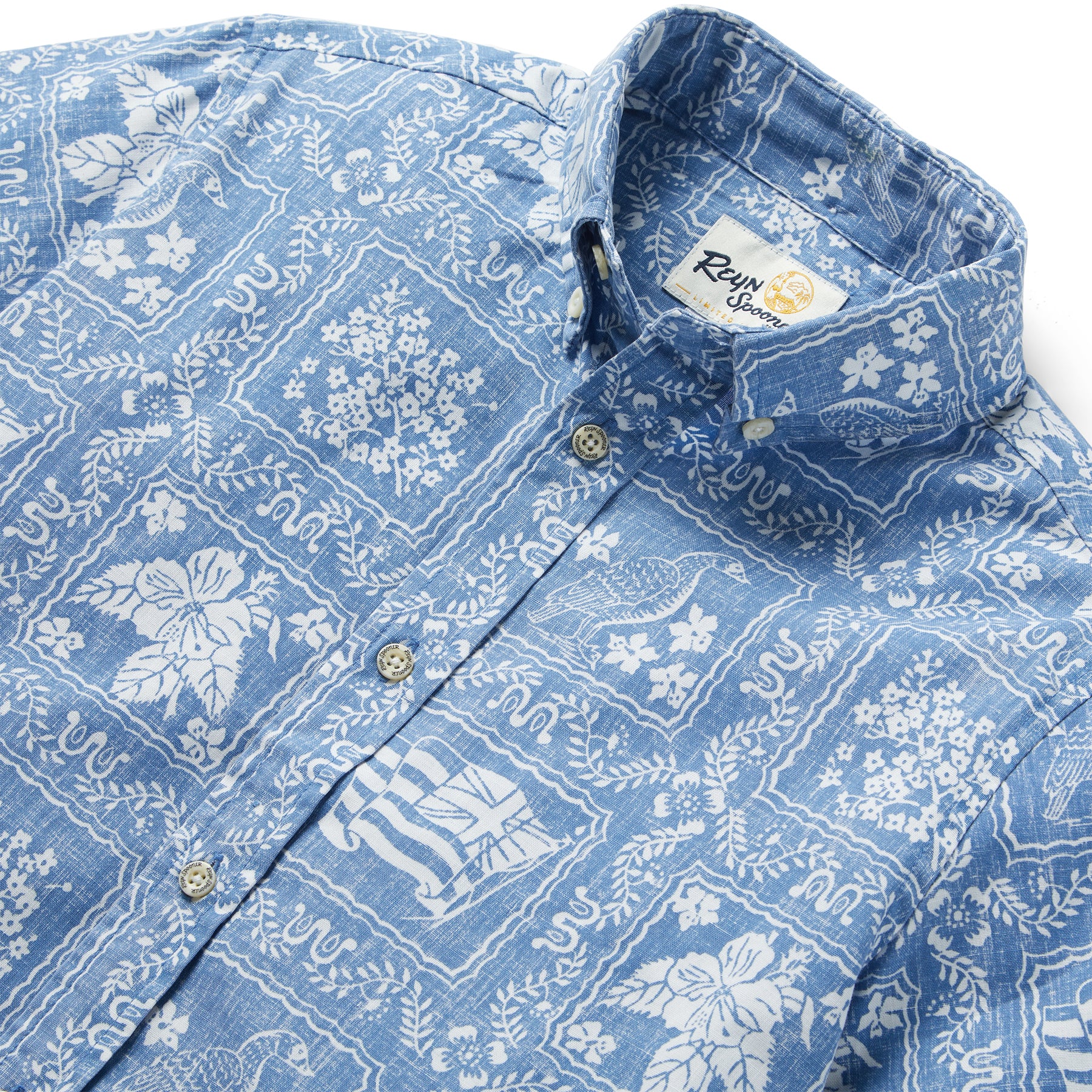 Reyn Spooner LAHAINA SAILOR BOYS SHIRT in DENIM