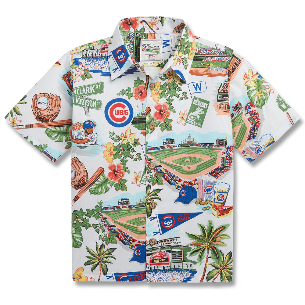 reyn spooner, Shirts, Reyn Spooner Shirt Chicago Cubs Hawaiian Button