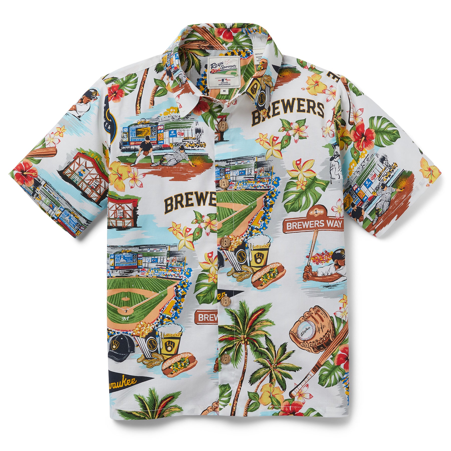 Reyn Spooner KIDS MILWAUKEE BREWERS 2022 SCENIC in SCENIC