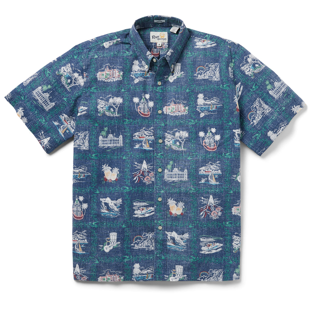 Men's Reyn Spooner Cardinal Arizona Cardinals Kekai Button-Up Shirt