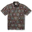 Reyn Spooner ISLAND LEI BUTTON FRONT in BLACK