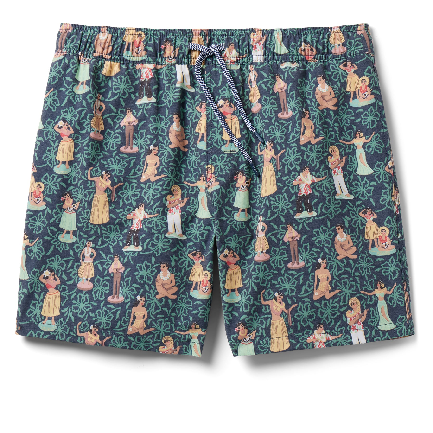 Reyn Spooner HULA NODDERS ECO SWIM SHORTS in NAVY