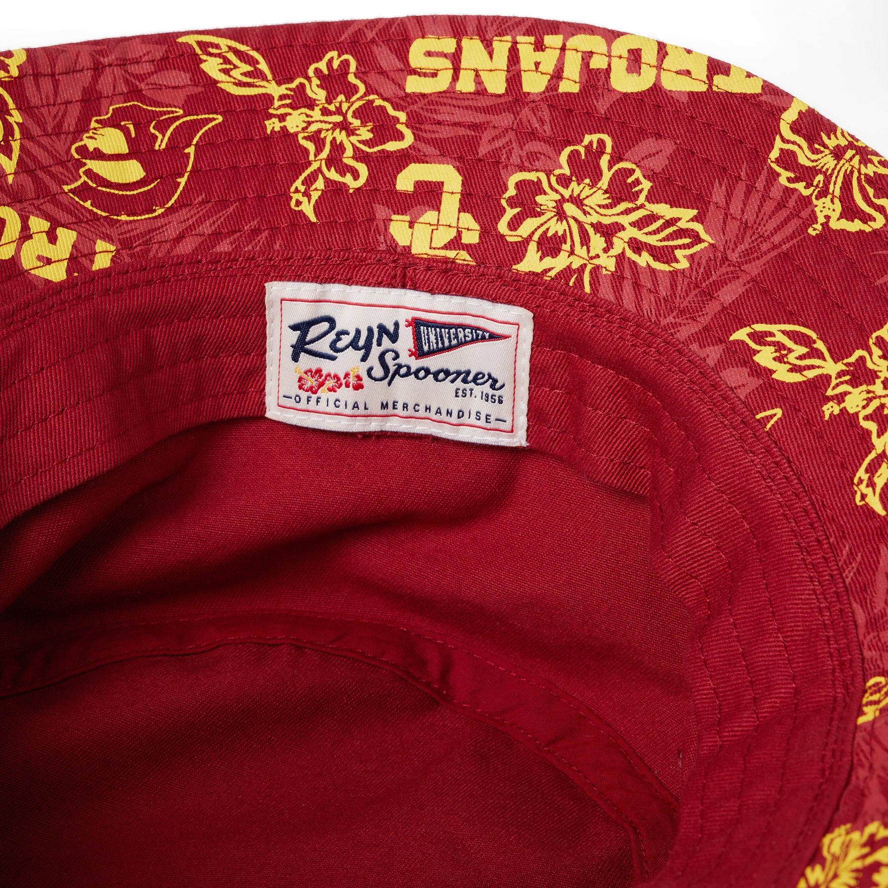 Reyn Spooner UNIVERSITY OF SOUTHERN CALIFORNIA BUCKET HAT in CARDINAL